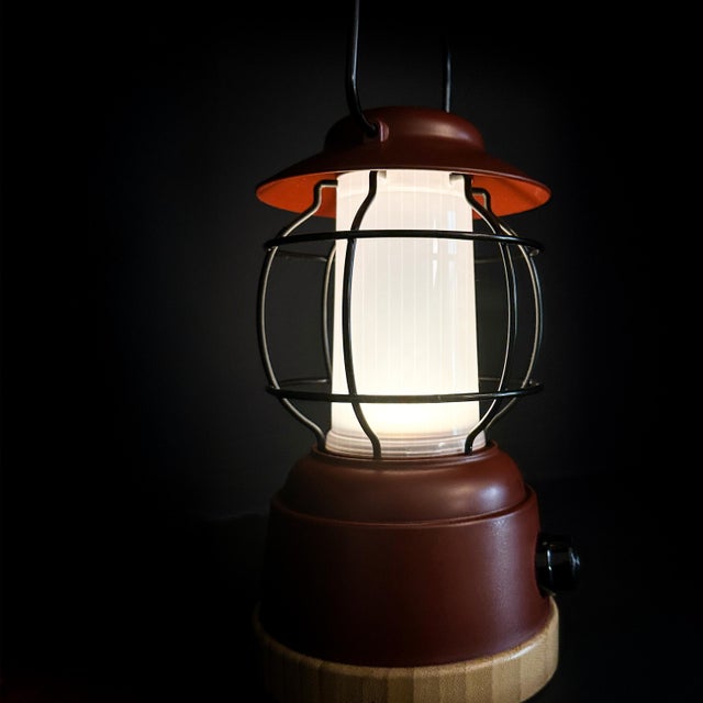 Bulbrite S'mores Cordless LED Outdoor Table Lamp in Red For Sale - Image 9 of 10