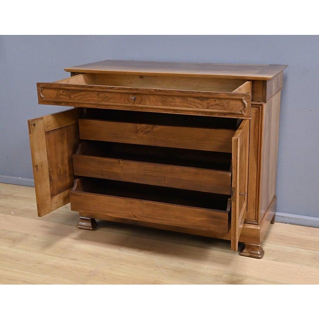 Louis-Philippe Style Walnut Sideboard, 1900s For Sale - Image 13 of 18