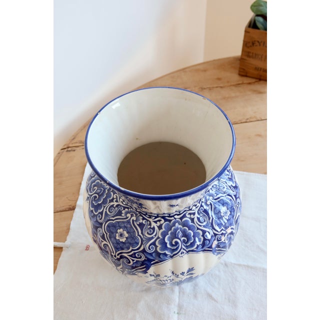 1980s Large Vintage Earthenware Vase, 1980s For Sale - Image 5 of 9