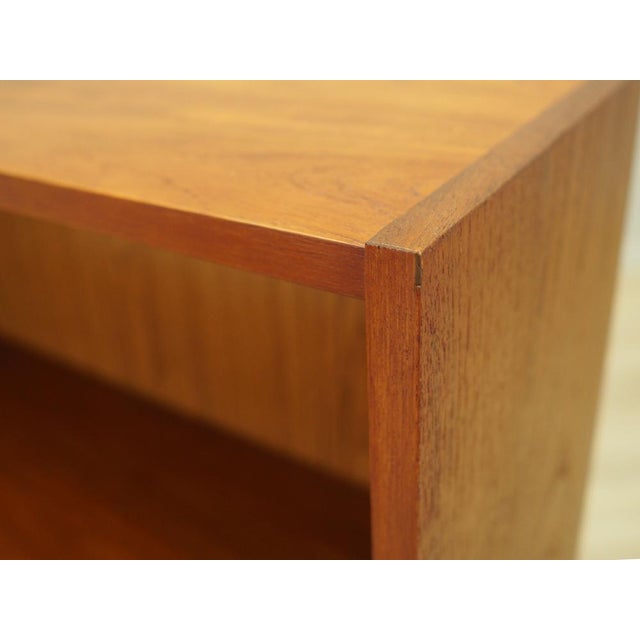 Orange Danish Teak Bookcase, 1970s For Sale - Image 8 of 11