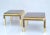 Pair, Guy Lefevre for Maison Jansen Polished Brass Side End Tables Mirrored Top For Sale - Image 12 of 13