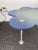 Mid-Century Modern 1990s Vintage Glas Italia Blue Daisy Flower Glass Table For Sale - Image 3 of 10
