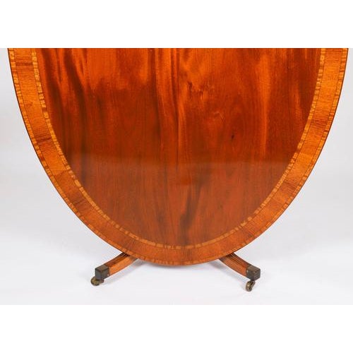 Vintage Oval Dining Table and Shield Back Chairs by William Tillman, 1980s, Set of 7 For Sale - Image 9 of 18