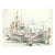 Grace Spongberg Gondola Dock by St Marks Square Venice Italy For Sale