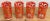 Mid-Century Modern Vintage MCM Culver Ltd. Attr. Red and Gold Paisley Glasses, S/4 For Sale - Image 3 of 6