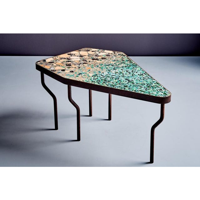 Hand-Crafted Terrazzo Coffee Table by Felix Muhrhofer For Sale - Image 6 of 12