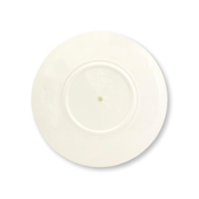 Early 20th Century French Majolica Asparagus & Artichoke Plates - Set of 6 For Sale - Image 4 of 5
