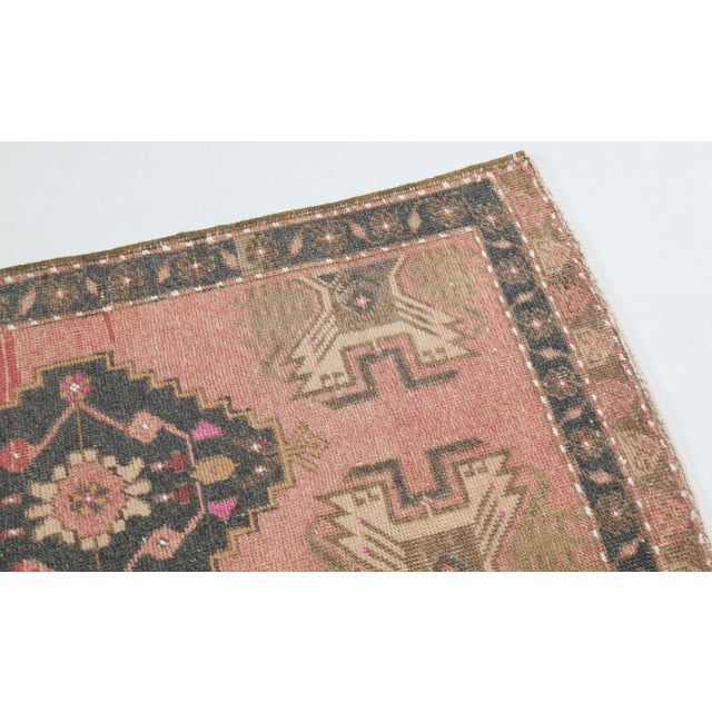 Rustic Entry Rug – Vintage Turkish Door Mat Rug - 1' 9'' X 3' 4'' For Sale - Image 4 of 11