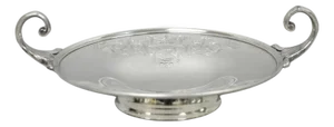 Early 20th Century Victorian Middletown Silverware Silver Plated Pedestal Candy Dish Compote