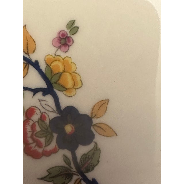 Ceramic Vintage Limoges France Porcelain Hand Painted 10"x 7" Serv Ing Plate Tray For Sale - Image 7 of 12