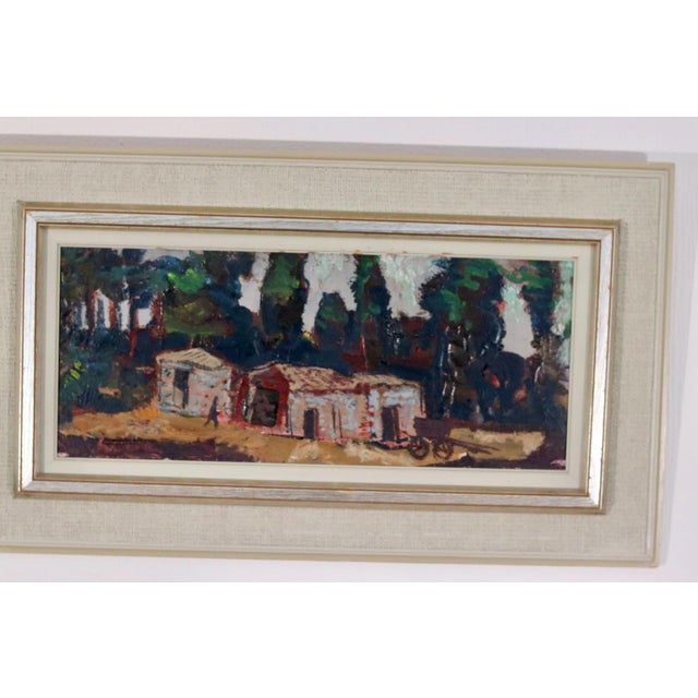 Bertil Wahlberg, Nestled Houses, 1960s, Oil on Canvas, Framed For Sale - Image 6 of 18