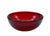 Midcentury Modern Ruby Red Murano Glass Bowl, 1970s For Sale - Image 4 of 7