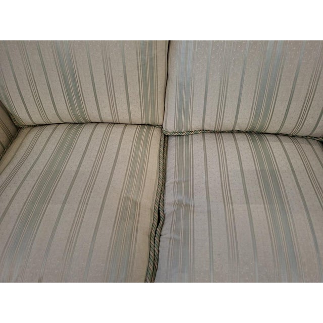 Wood Vintage San Leucio Silk Sofas, 1980s, Set of 2 For Sale - Image 7 of 13
