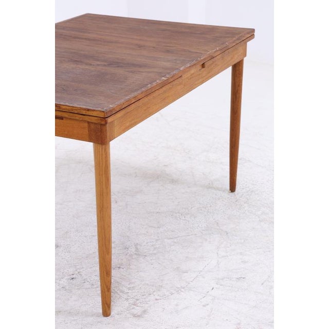 Mid-Century Extendable Dining Table For Sale - Image 12 of 16