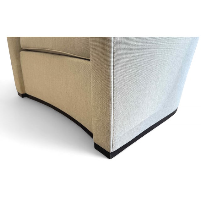 Holly Hunt Sevilla Swivel Lounge Chairs, a Pair For Sale - Image 11 of 17