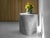Contemporary White Stone Coffee Table with Glass Top by Donatas Zukauskas For Sale - Image 3 of 6
