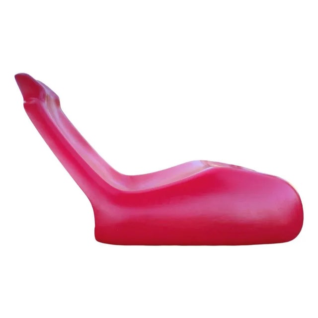 Red Moby Dick Armchairby Alberto Rosselli for Saporiti Italia, 1969 For Sale - Image 8 of 9