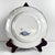 Set of 4 Earthenware Dessert Plates “Flora” – Creil and Montereau, 19th Century, Blue Fine earthenware dessert plate....