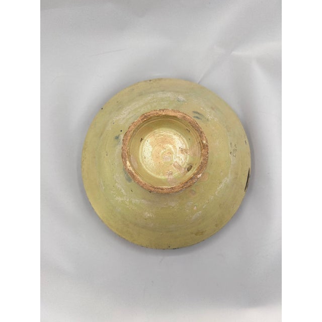 Antique 19th-Century Moroccan Ceramic Bowl – Mokhfia Polychrome Pottery For Sale - Image 11 of 12