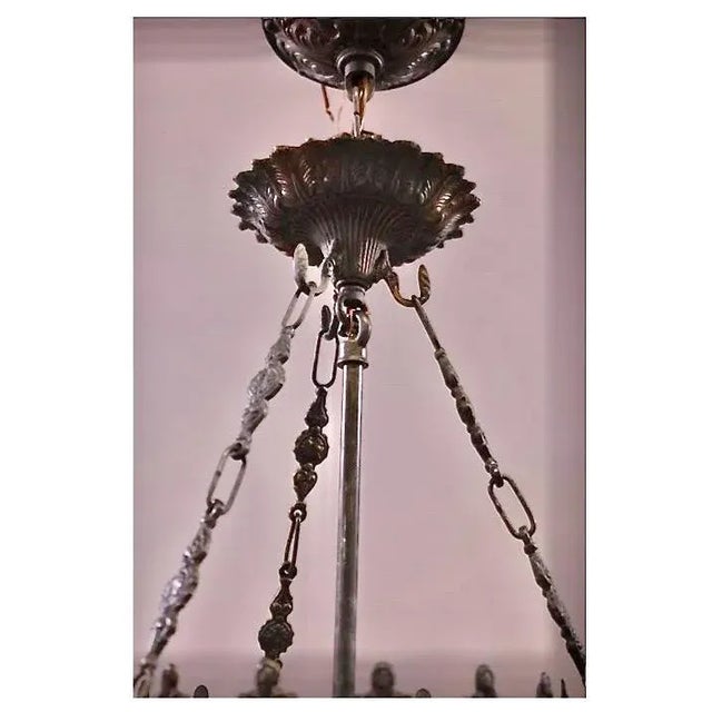 Louis XVI-Style Glass Bell/Cloche Lantern, 2 Lanterns Available For Sale - Image 4 of 5