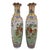 Pair of Vintage Chinese Famille Rose Porcelain Floor Vases For Sale - Image 9 of 18