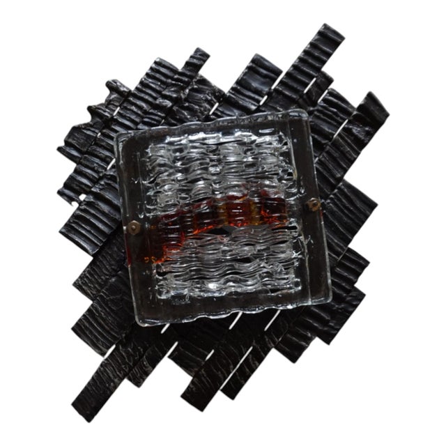 Brutalist Wall Lamp by Albano Poli for Poliarte, 1970 For Sale - Image 11 of 18