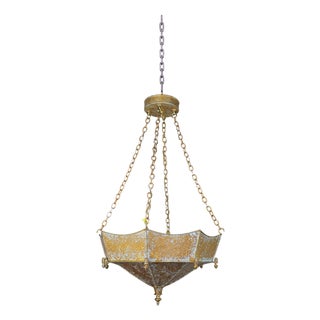 Vintage French Classical Umbrella Chandelier - For Sale