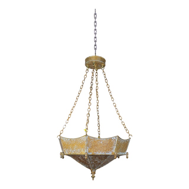 Vintage French Classical Umbrella Chandelier - For Sale