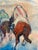 Richard Ingelsson, Jockeys, 1975, Oil on Canvas, Framed For Sale - Image 4 of 18