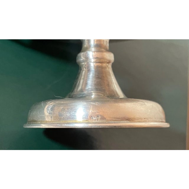 1980s Handmade Sterling Silver Gilt Macedonian Cylix Greek S. Kandarakis Compote Bowl For Sale - Image 5 of 13