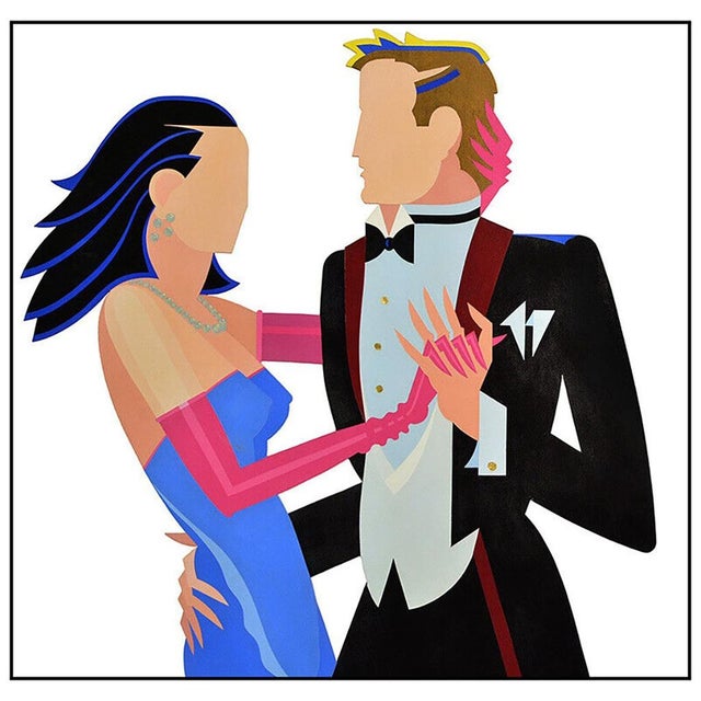 Figurative Late 20th Century Let's Dance, Giancarlo Impiglia For Sale - Image 3 of 5