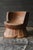 Old Japanese Wooden Mortar Chair / Early 20th Century/ Primitive Wabi-Sabi Seat For Sale - Image 4 of 18