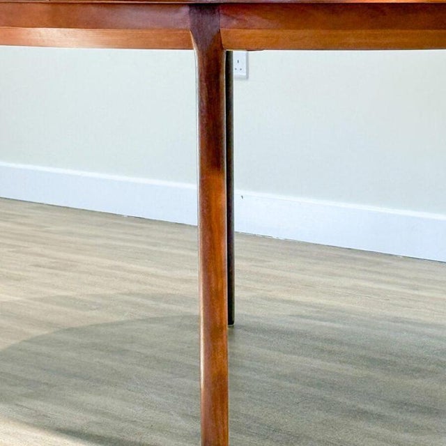 Oval Teak Extending Dining Table from White & Newton, 1960s For Sale - Image 9 of 10