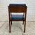 Blue Leather Dunbar Chair For Sale In Cleveland - Image 6 of 11