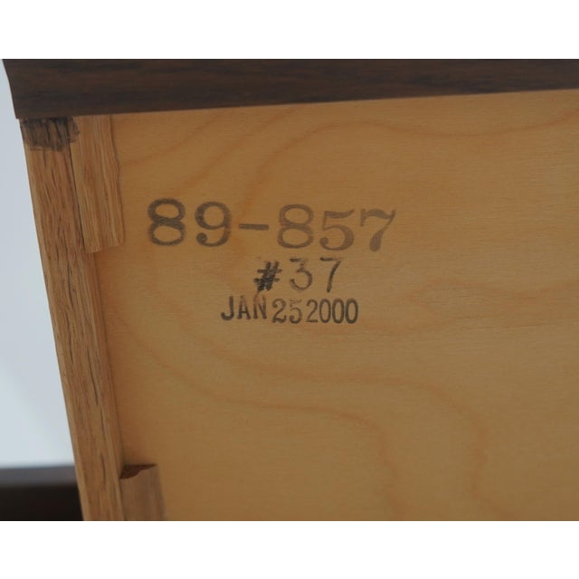 Stickley Mission Oak 2 Drawer Sofa Console Table For Sale - Image 18 of 18