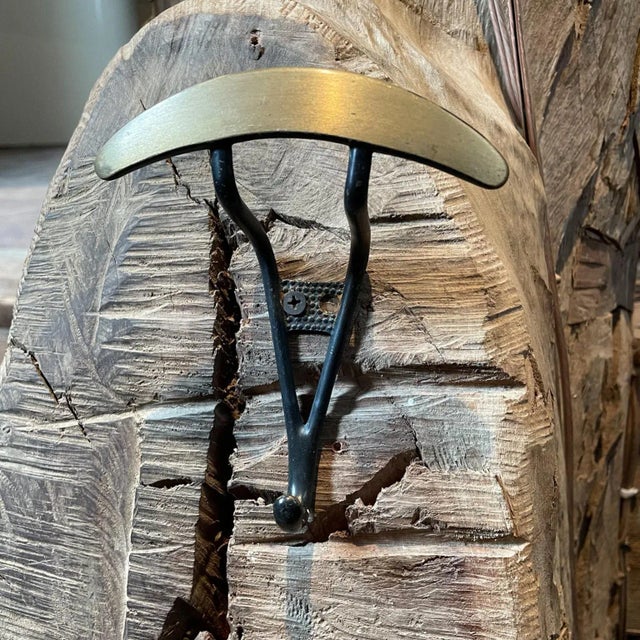 1960s 1960s European Bronze Wall Coat Hook Hagenauer Style For Sale - Image 5 of 6