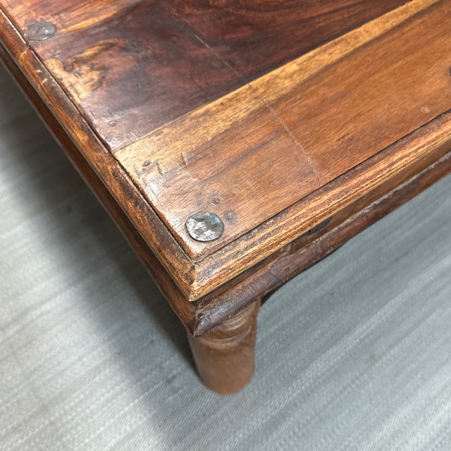 Wood Antique Spanish Revival Coffee Table For Sale - Image 7 of 12