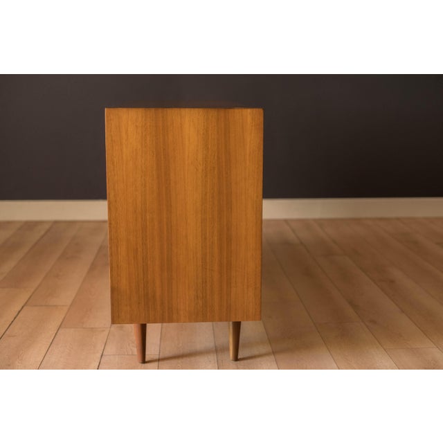 Mid Century California Modern Walnut Tambour Door Credenza by Milo Baughman For Sale - Image 12 of 18