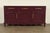 Baker Funiture Style French Provincial Louis XV Burgundy Lacquered Sideboard Credenza, Newly Refinished For Sale - Image 18 of 18