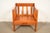 Brown Mid-Century Modern Knotty Pine Lounge Chair With Southwest Upholstery, Circa 1960s For Sale - Image 8 of 14
