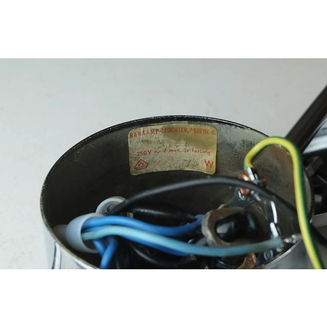 Mid-Century Modern Four-Light Pendant Lamp in Glass and Chrome, 1970s For Sale - Image 11 of 11