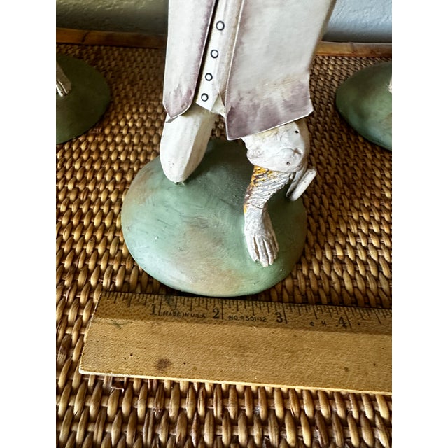 Vintage 1990s Anthropomorphic Monkey Candle Holders - Complete Set of 3 For Sale - Image 10 of 11