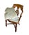 Wood Late 19th Century English Yew Wood Captain's Chair For Sale - Image 7 of 10