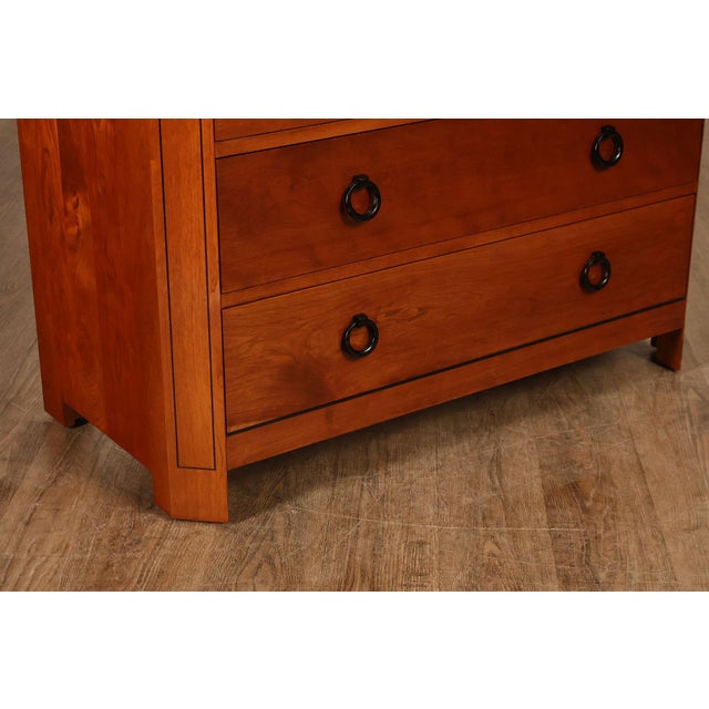 Stickley 21st Century Collection Pair of Cherry Chests For Sale In Philadelphia - Image 6 of 18