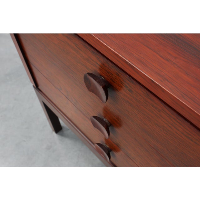 Brown Mid-Century Modern Danish Chest of Drawers, 1960s For Sale - Image 8 of 13