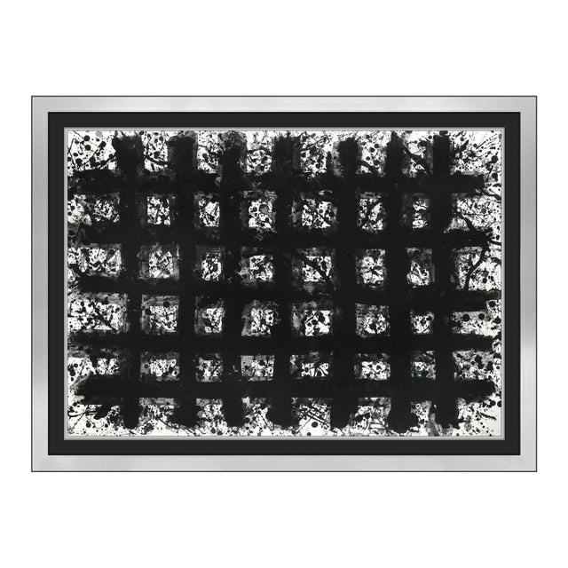 Late 20th Century Untitled (l.232; sf.241) Abstract Black Lithograph Sam Francis For Sale