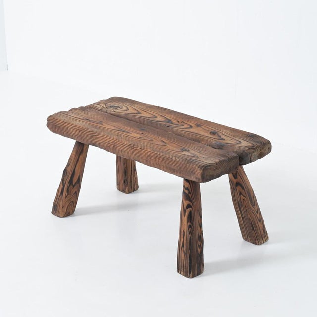 Wood Rustic Wooden Bench or Table, 1950s For Sale - Image 7 of 18