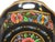 Tray Hand painted Paper mache Tole-Ware 1900-1940, Directoire Multi-Col For Sale - Image 4 of 12