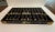 Black Vintage Chinese Lotus-Flower Brand Suanpan Abacus With Brass Accents Brass 11 Rows 77 Beads For Sale - Image 8 of 12