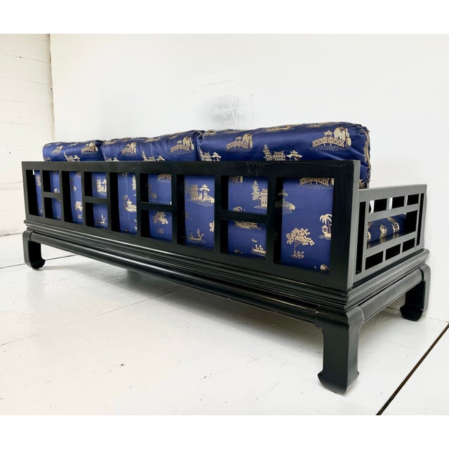 Mid 20th Century Vintage Century Furniture Michael Taylor Style Ming Sofa For Sale - Image 5 of 10